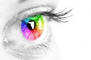 Colorful eye